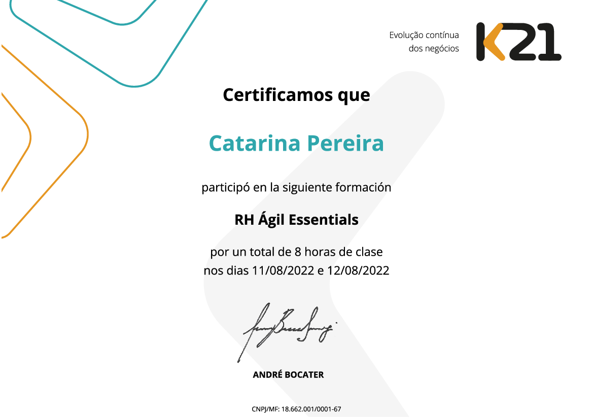 Certificado K21